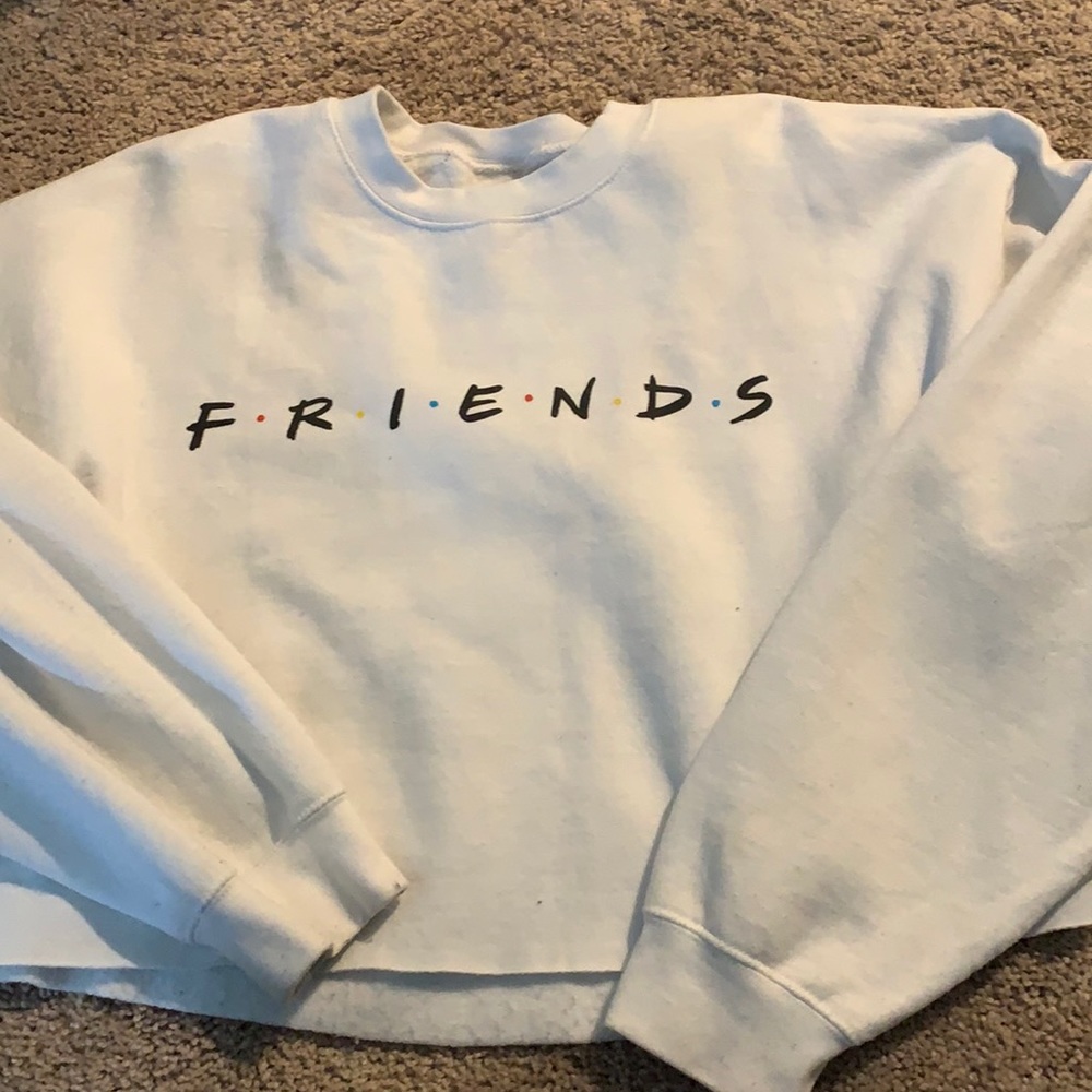 FRIENDS cropped sweater XL